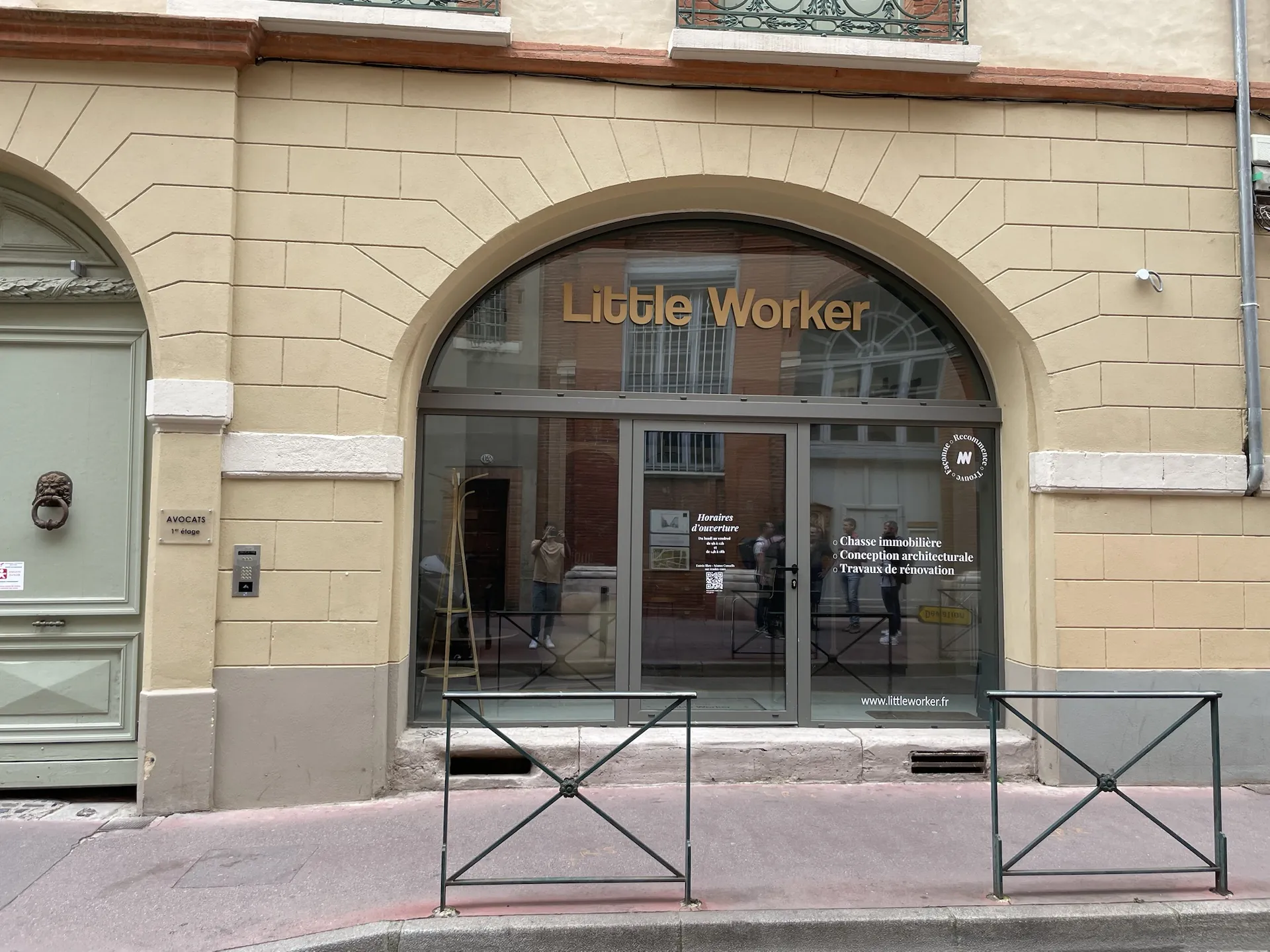 Devanture Little Worker, 15 rue Pharaon — Toulouse